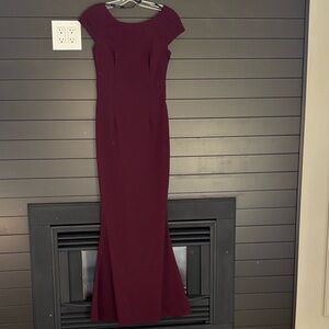 Burgundy Dress